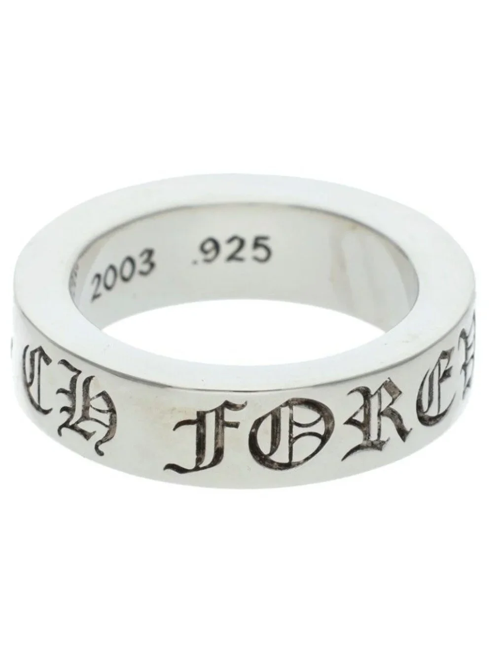 Chrome Hearts Spacer Forever Silver Ring